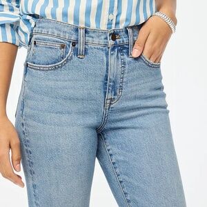 J. Crew Factory Essential straight jean in all-day stretch